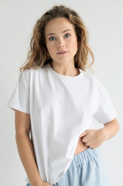T-SHIRT biały unisex